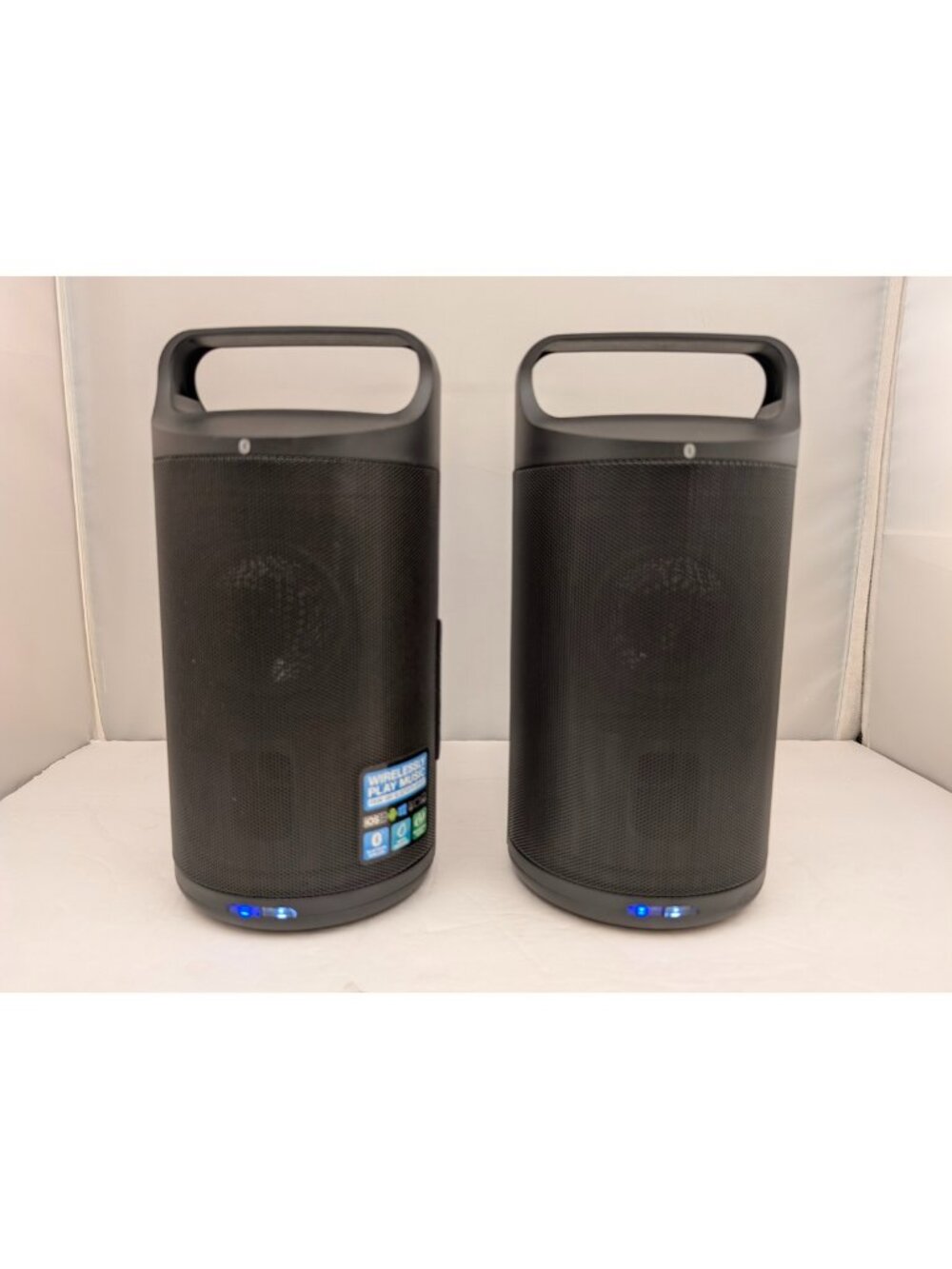 BLACKWEB THE RIFT 2 Pk Indoor / Outdoor Bluetooth Speakers | BWA15AV107 RS USED